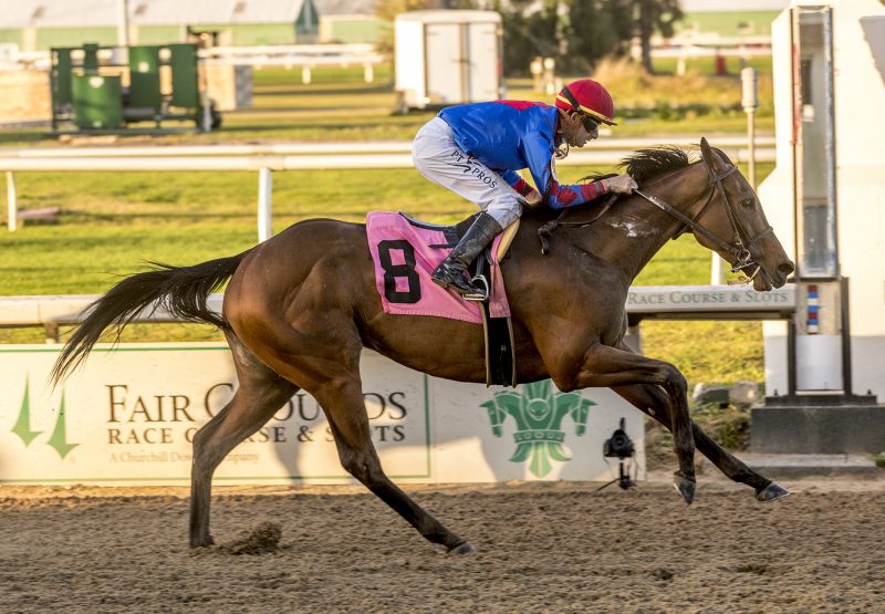 Auddreys Time (Uncle Mo) wins Joseph E Spanky Broussard Memorial at Fair Grounds