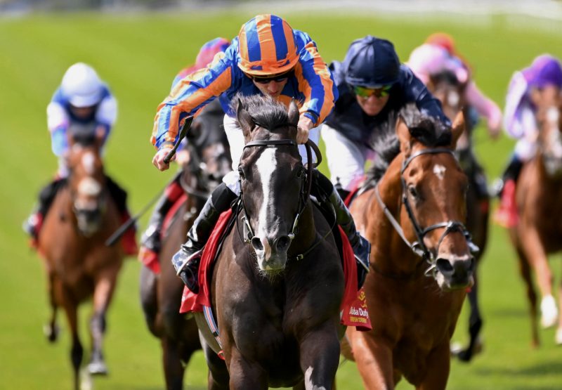 Auguste Rodin Wins The Irish Derby at the Curragh