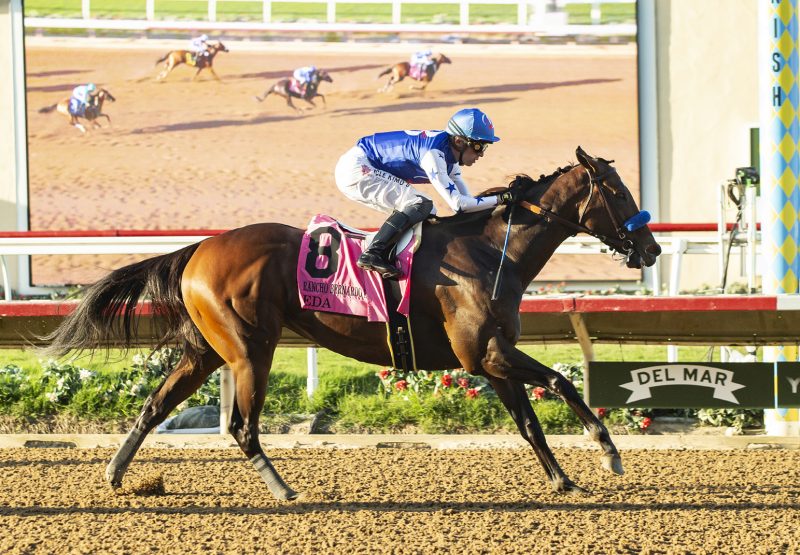 Eda (Munnings) Wins the Gr.3 Rancho Bernardo at Del Mar