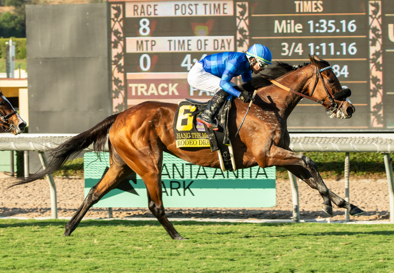 Hang The Moon (Uncle Mo) Wins Gr 2 Rodeo Drive