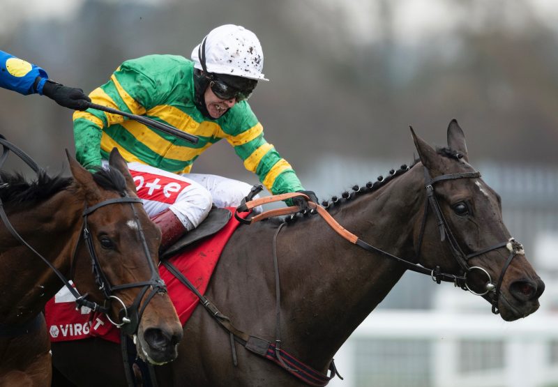 Sporting John (Getaway) Wins The Grade 1 Scilly Isles Novices Chase at Sandown