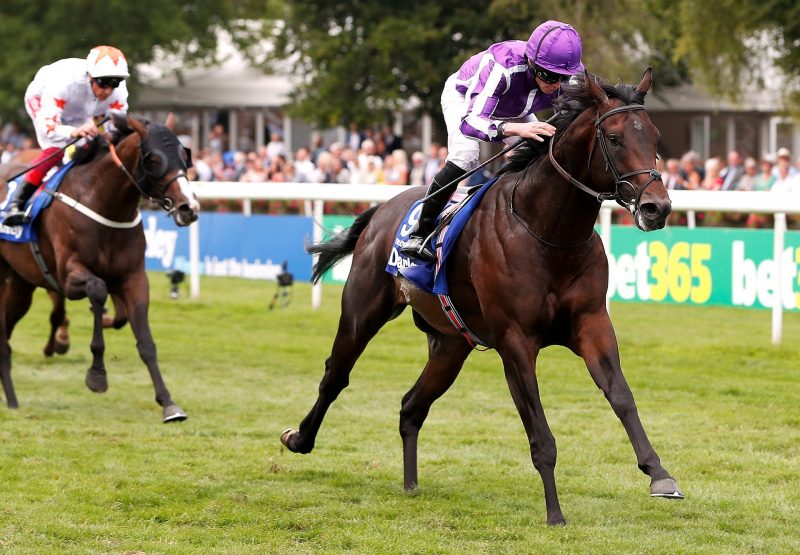 Ten Sovereigns winning the Gr.1 July Cup at Newmarket