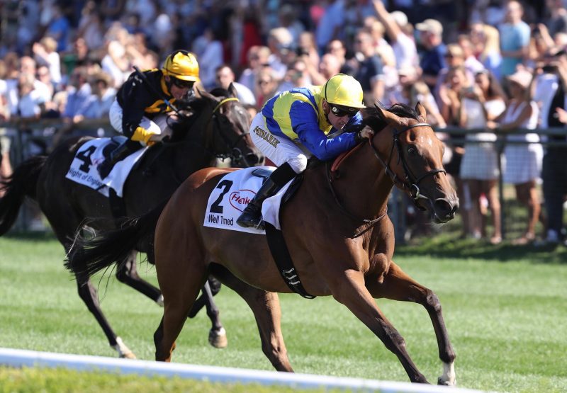 Well Timed (Holy Roman Emperor) winning the G1 German Oaks at Dusseldorf