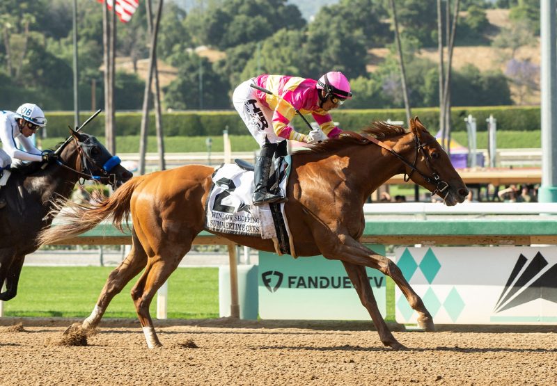 Window Shopping American Pharoah Wins Gr 2 Summertime Oaks