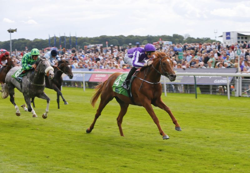 Australia (Galileo) winning the Juddmonte International