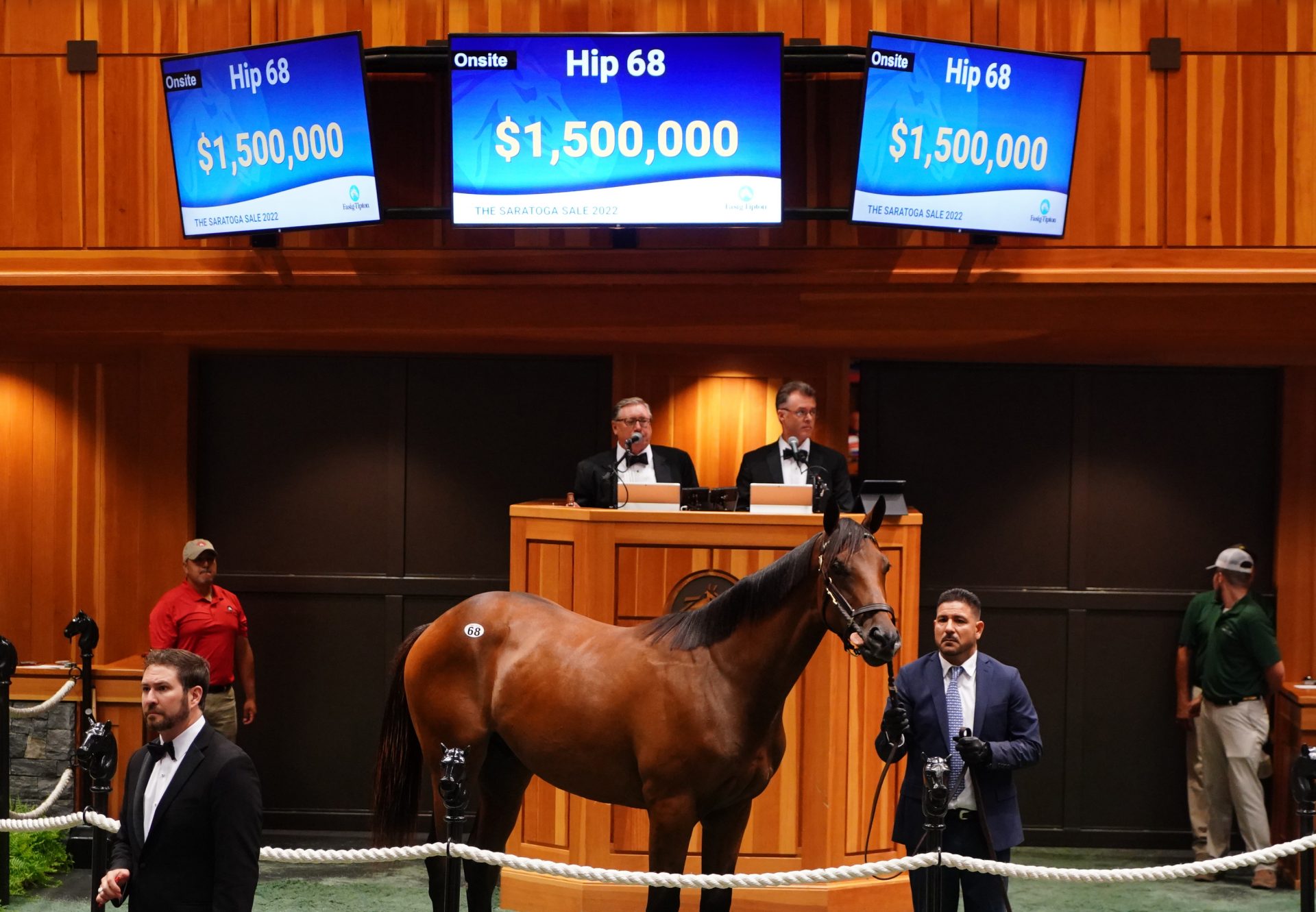 21 Uncle Mo X Secret Sigh selling for $1.5 million at Fasig-Tipton Saratoga