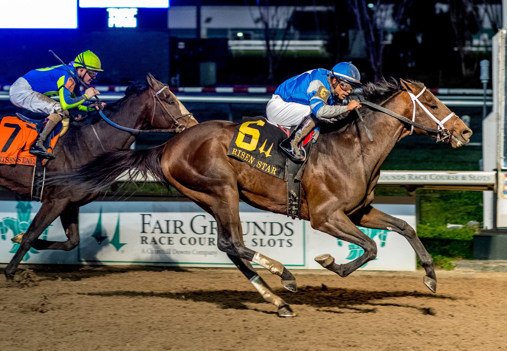 Angel Of Empire (Classic Empire) Wins Gr 2 Risen Star at Fair Grounds