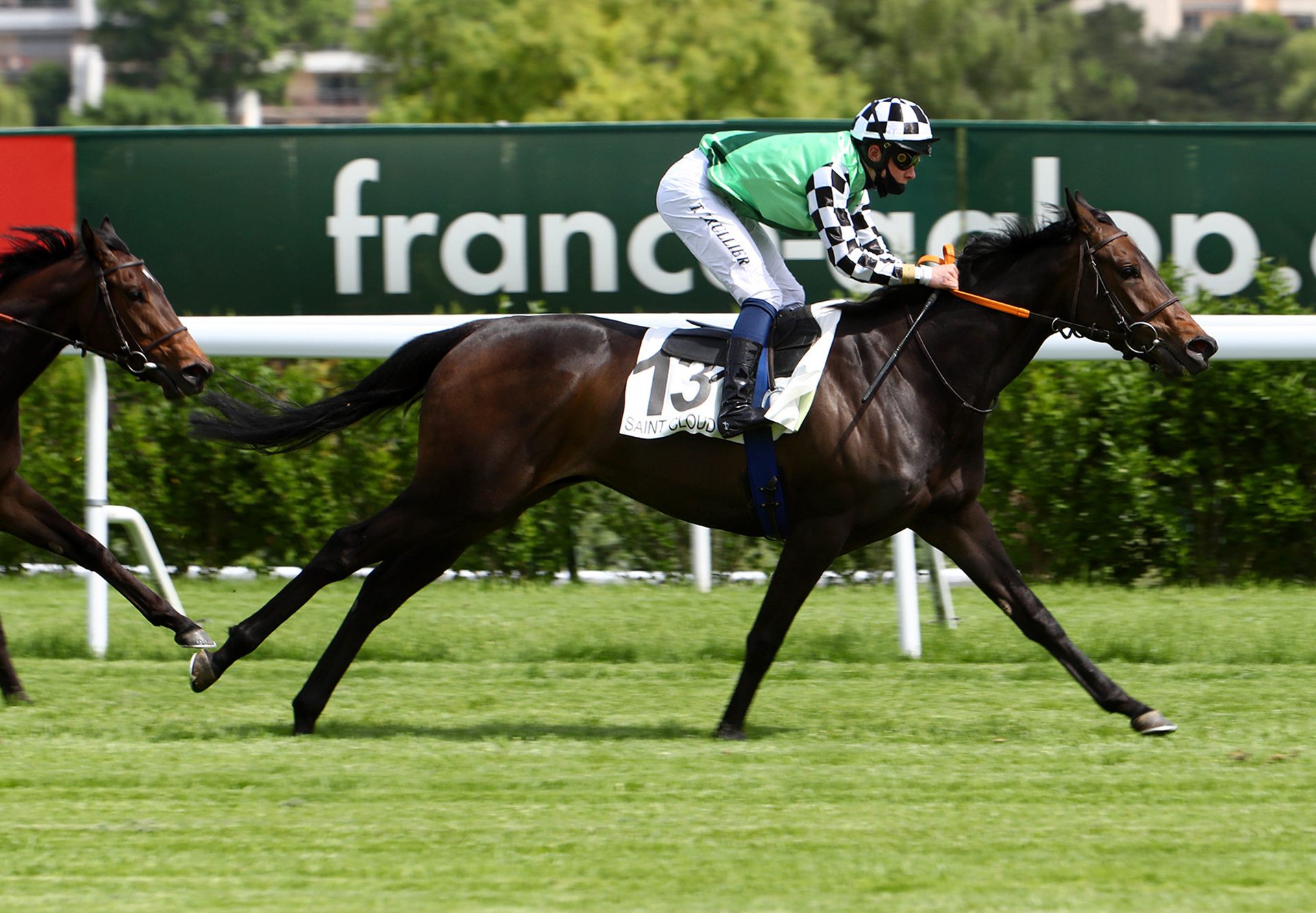 Beaute Pour Toi (Camelot) winning on debut at Saint Cloud