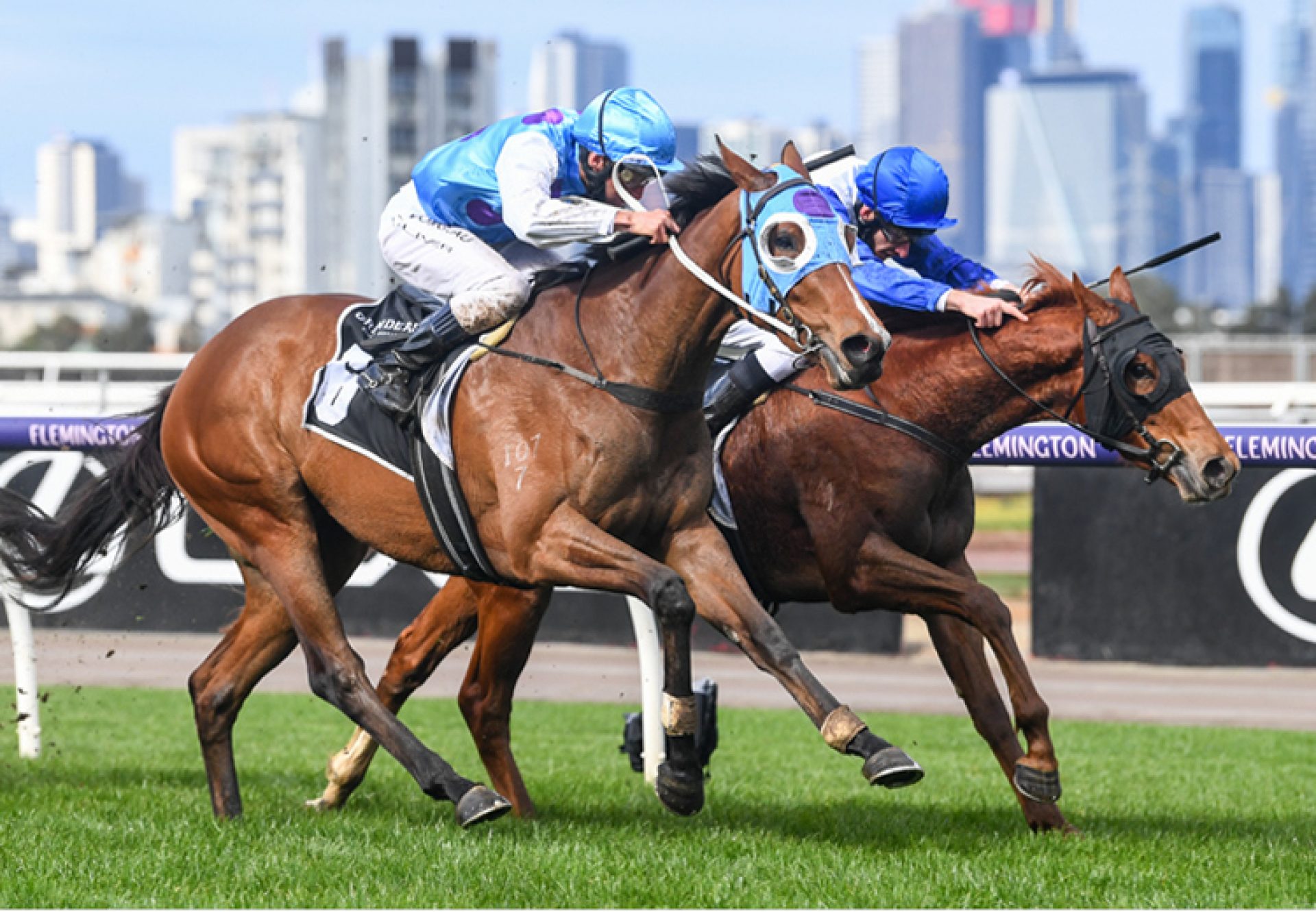 Café Rizu (Rubick) winning at Flemington