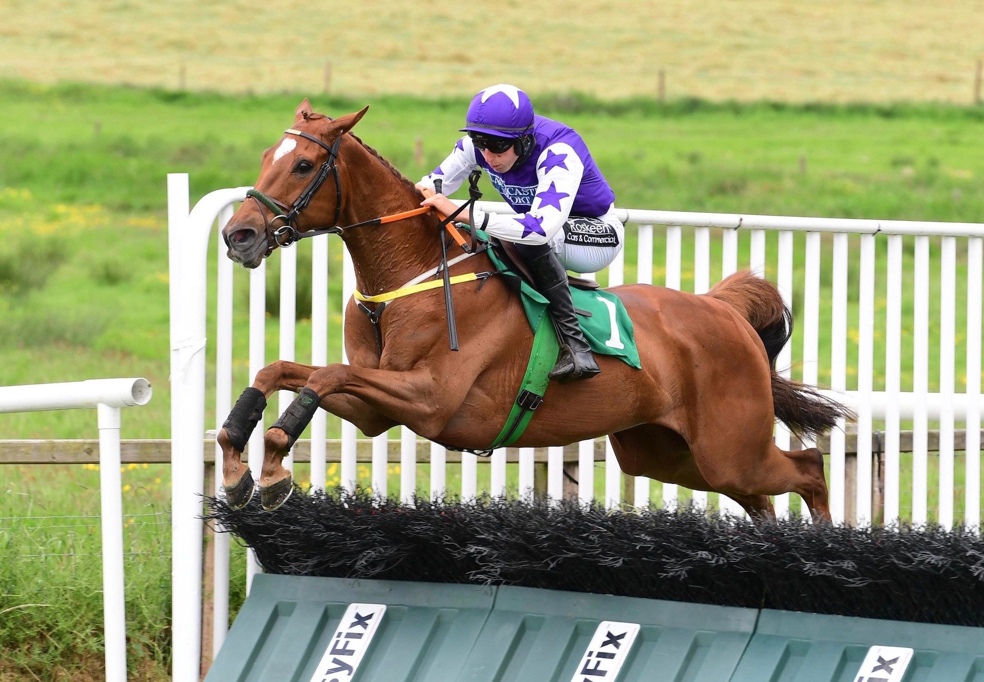 Charlie Siringo (Getaway) Wins The Maiden Hurdle At Downpatrick