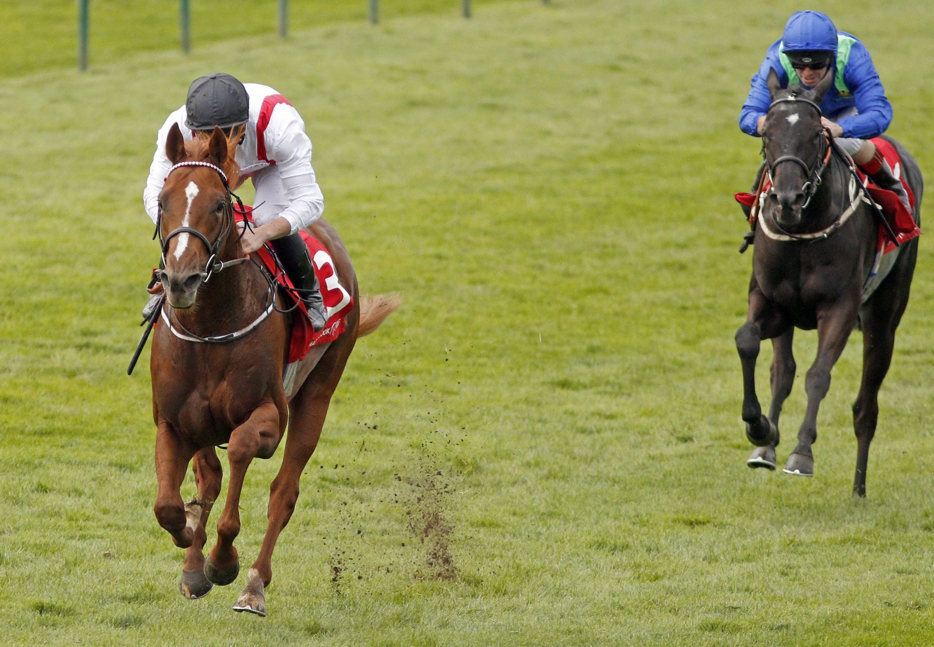 Convict (Austalia) winning a nursery at Newmarket