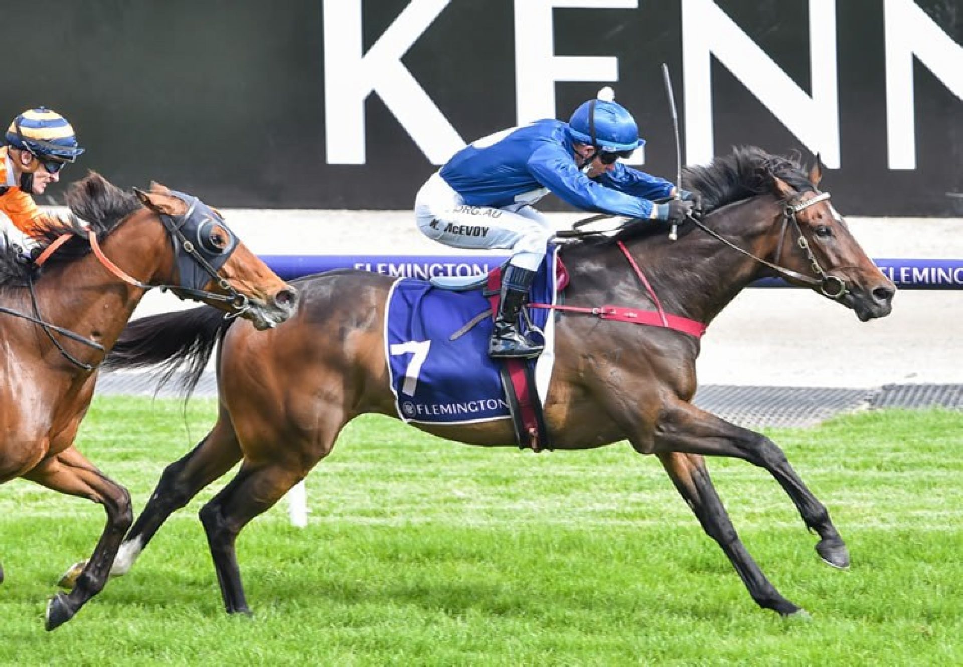 Do You Reckon (So You Think) winning the the VRC Melbourne Cup Carnival Country Final at Flemington