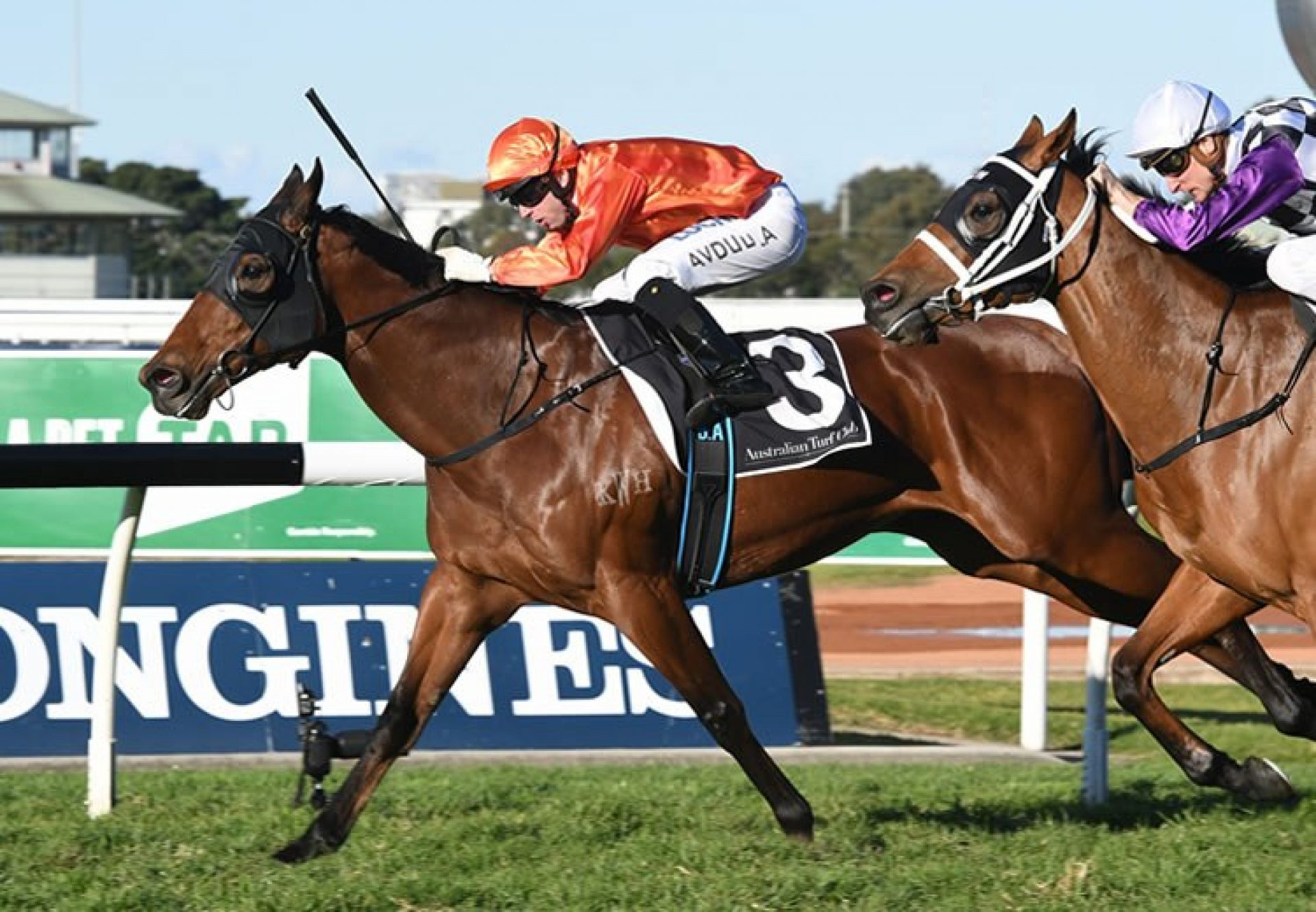 Dreamforce (Fastnet Rock) winning the Listed ATC Winter Stakes at Rosehill