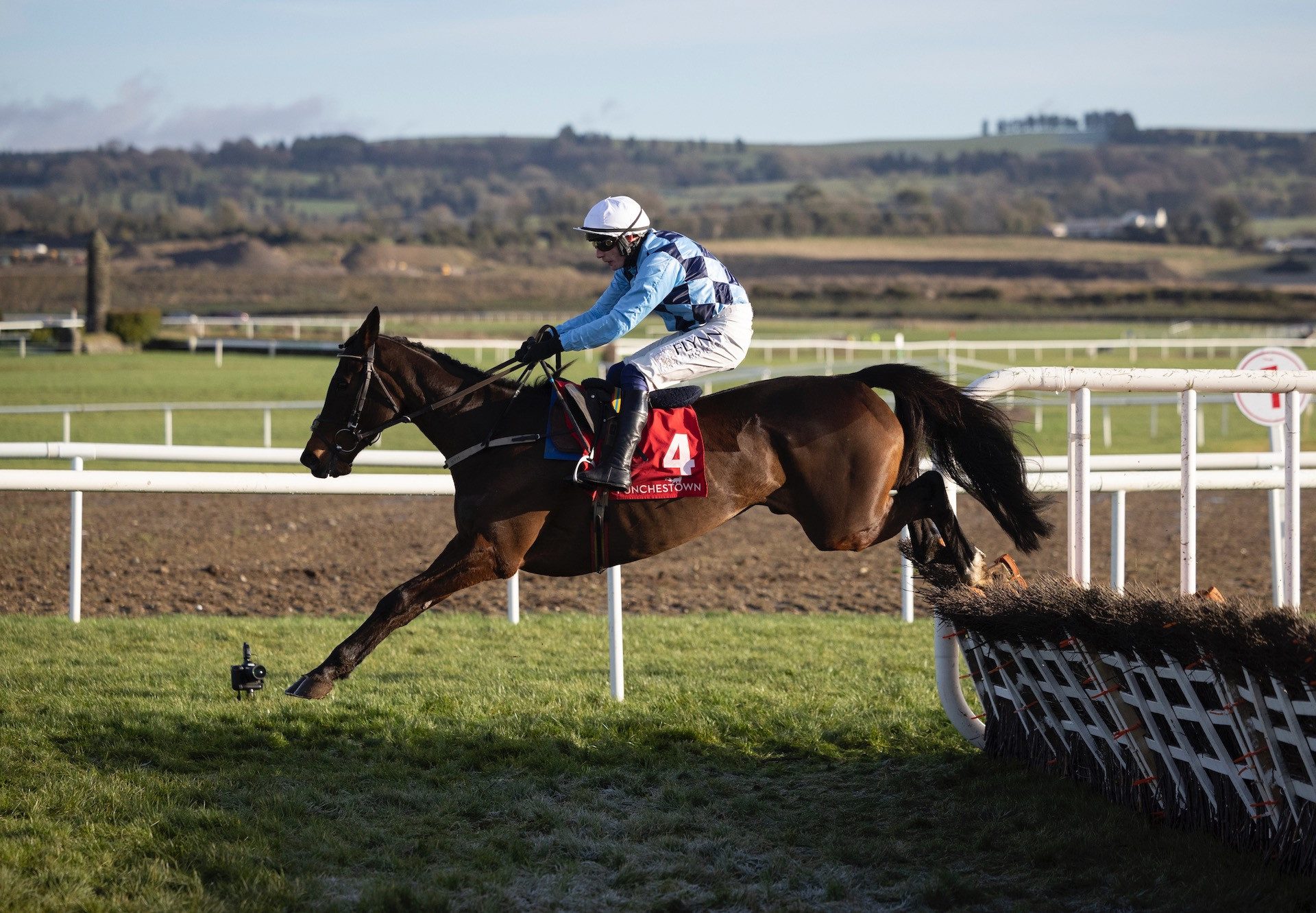 Eabha Grace (Walk In The Park) Wins The Mares Maiden Hurdle At Punchstown