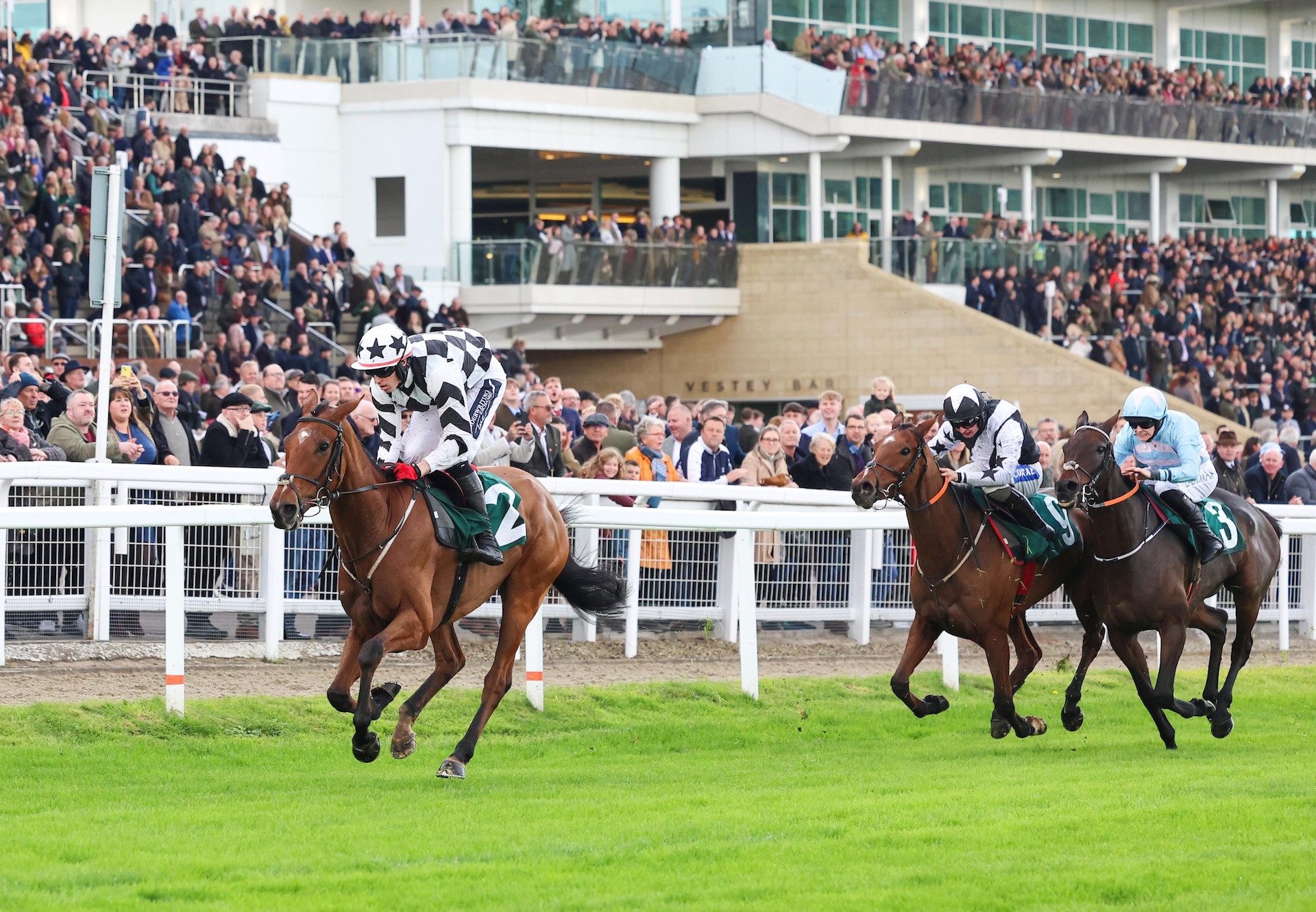 Encanto Bruno (Mahler) Wins The Novice Hurdle At Cheltenham