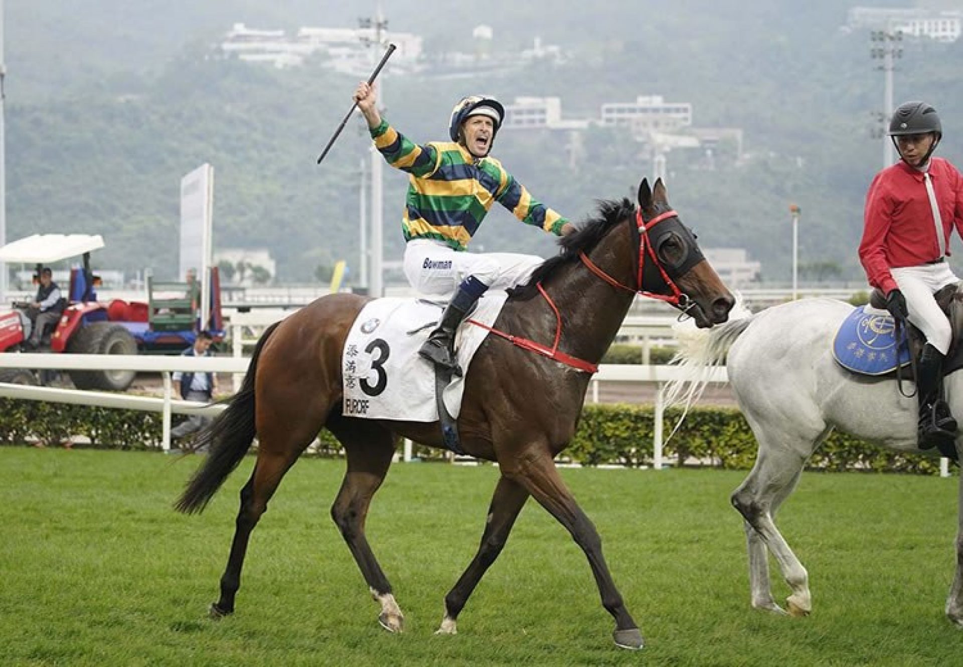 Furore (Pierro) after winning the Hong Kong Derby at Shan Tin