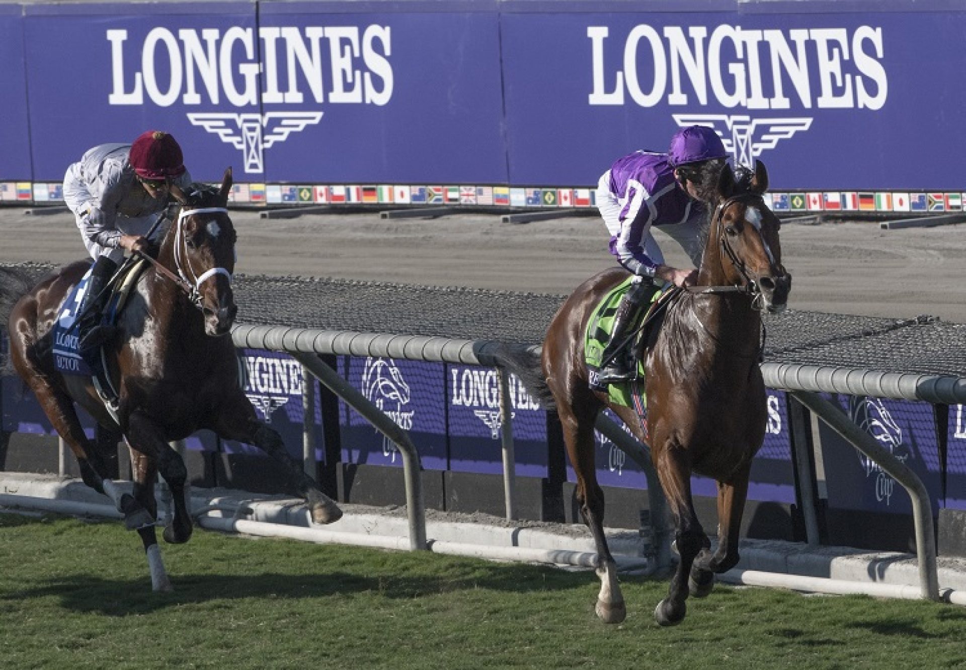 Highland Reel winning the G1 Breeders Cup Turf