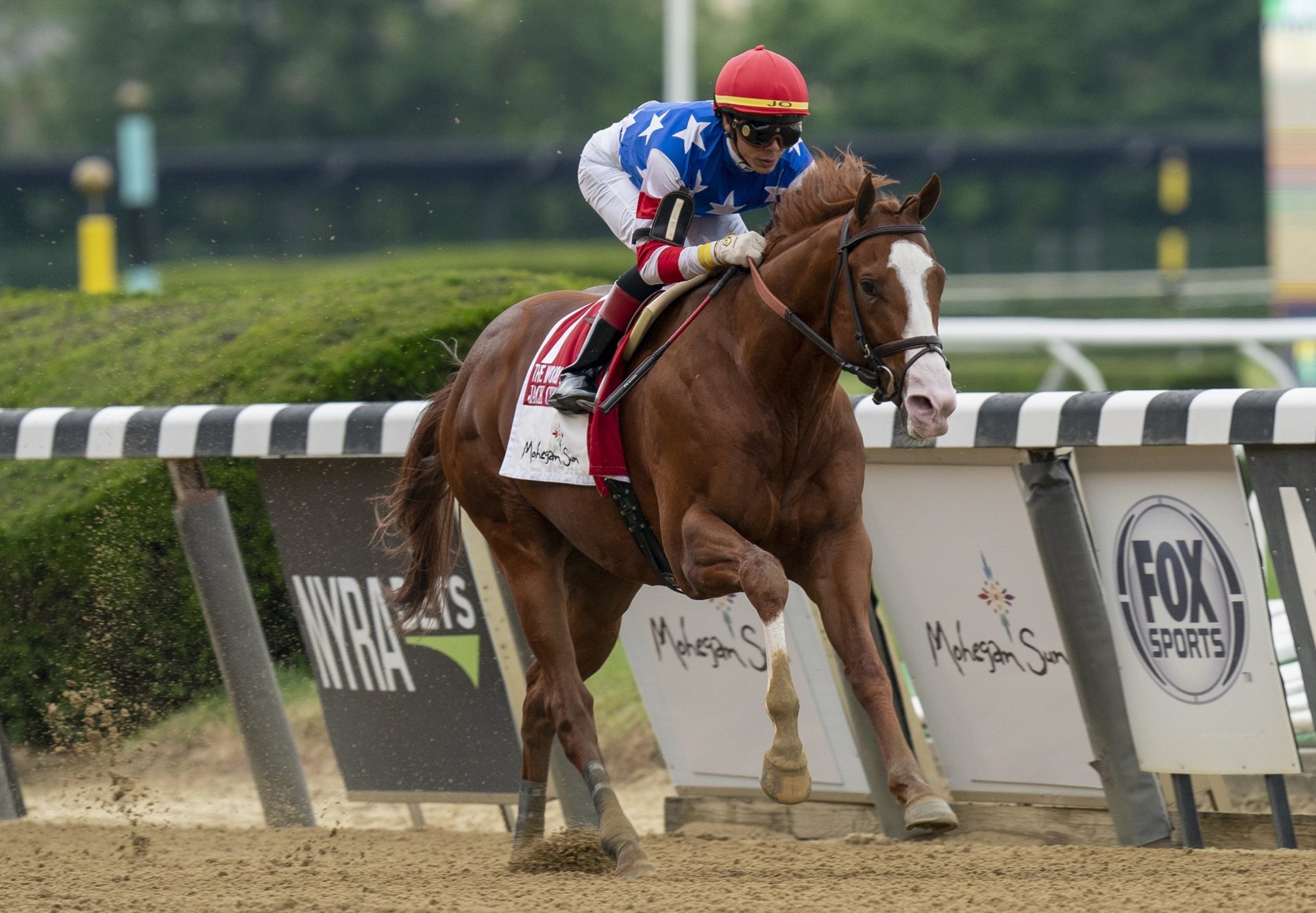 Jack Christopher Winning The Gr 1 Woody Stephens At Belmont Park