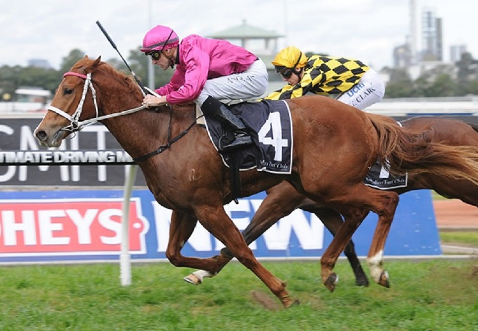 Japonismes (Choisir) winning the G3 ATC San Domenico Stakes at Rosehill