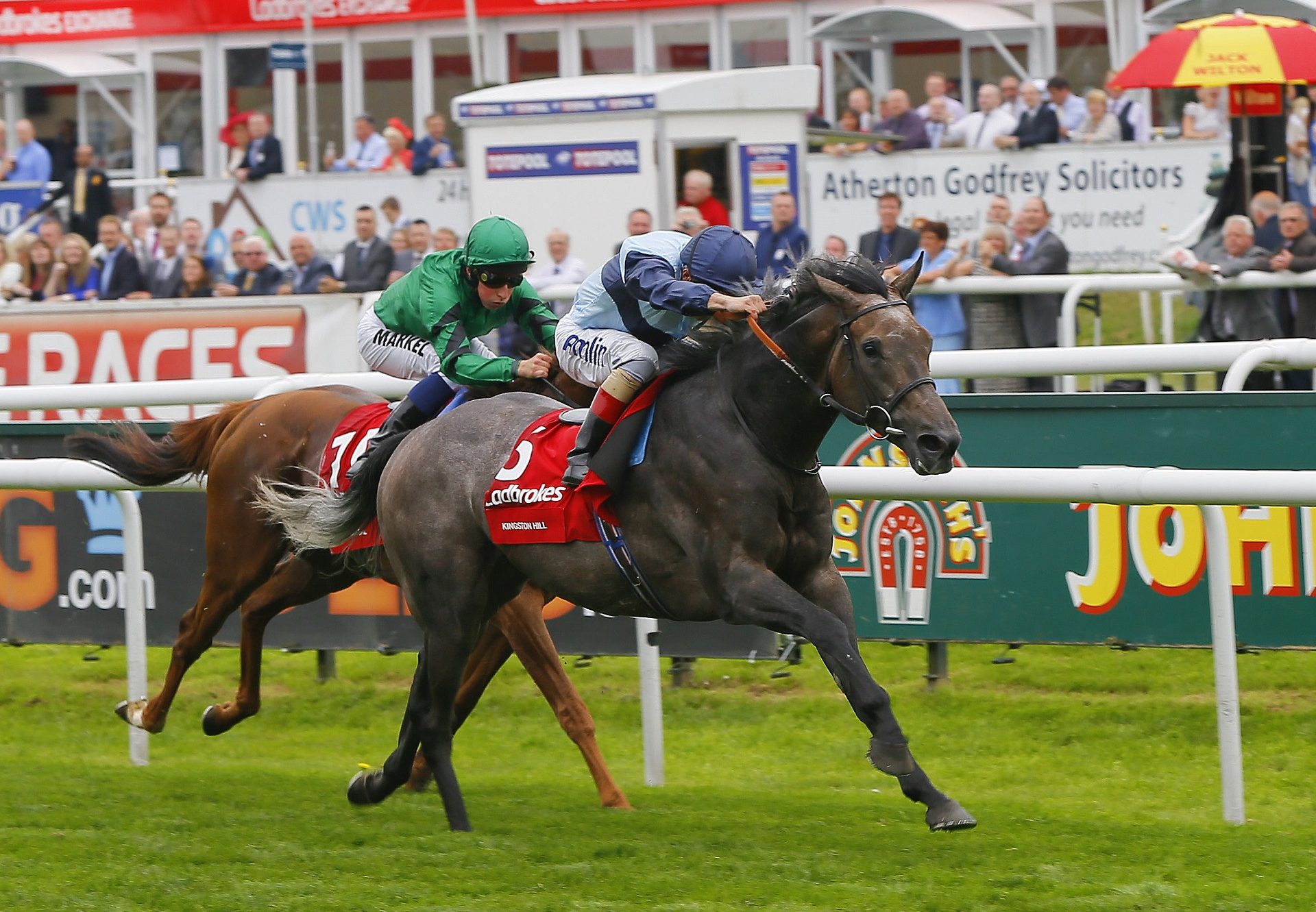 Kingston Hill (Mastecraftsman) Winning The G1 St Leger At Doncaster