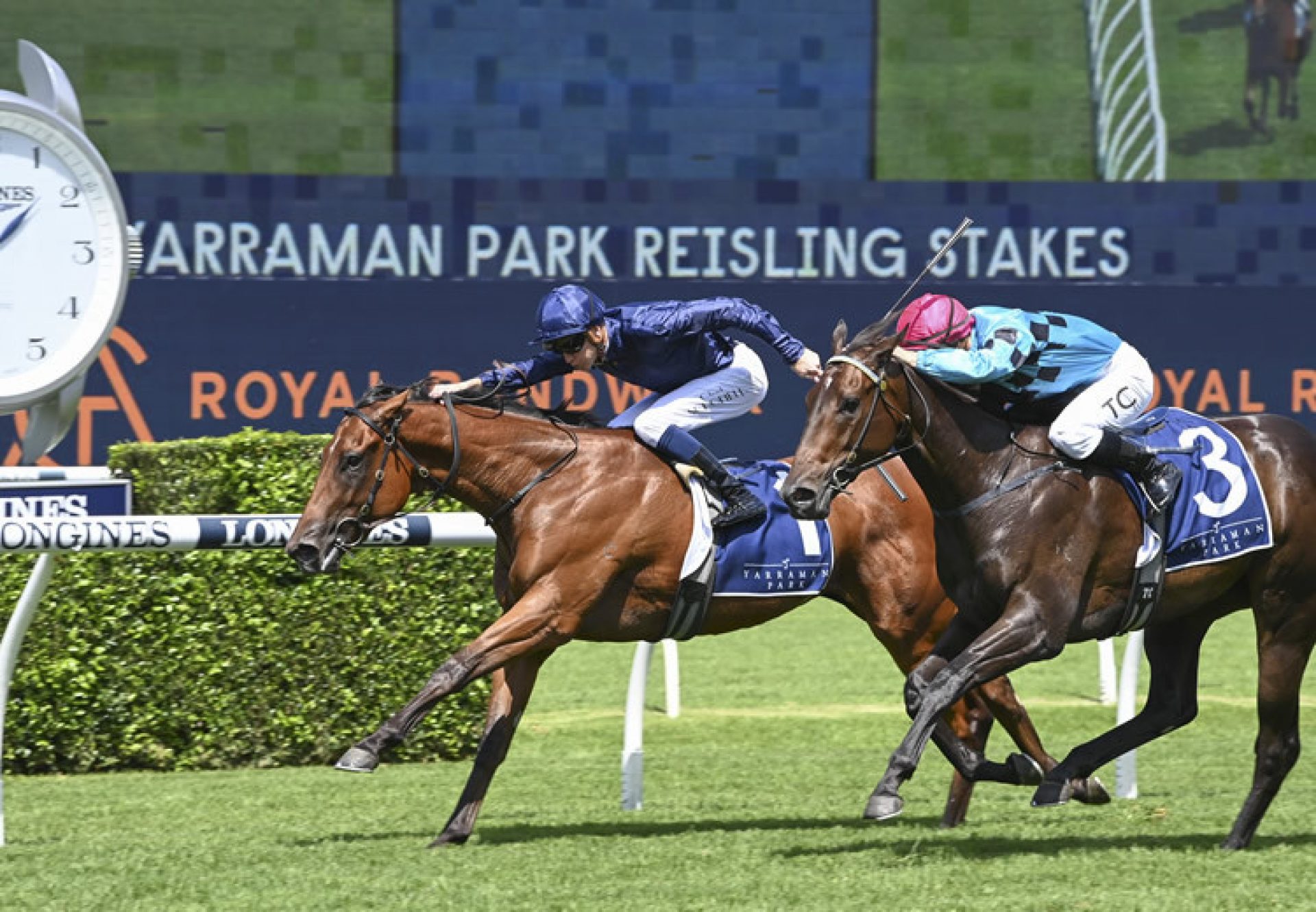 Learning To Fly (Justify) wins the Gr.2 Reisling Stakes at Randwick