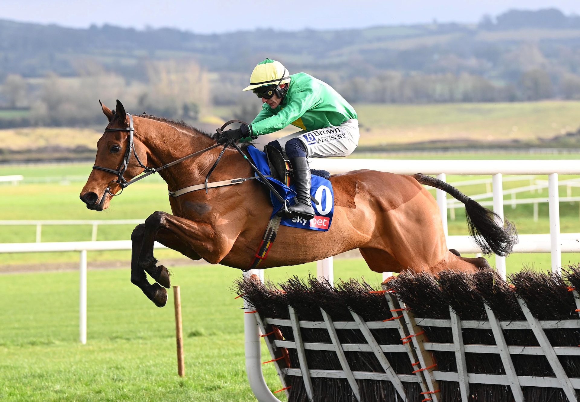 Lisnagar Fortune (Soldier Of Fortune) Wins The Maiden Hurdle At Punchestown