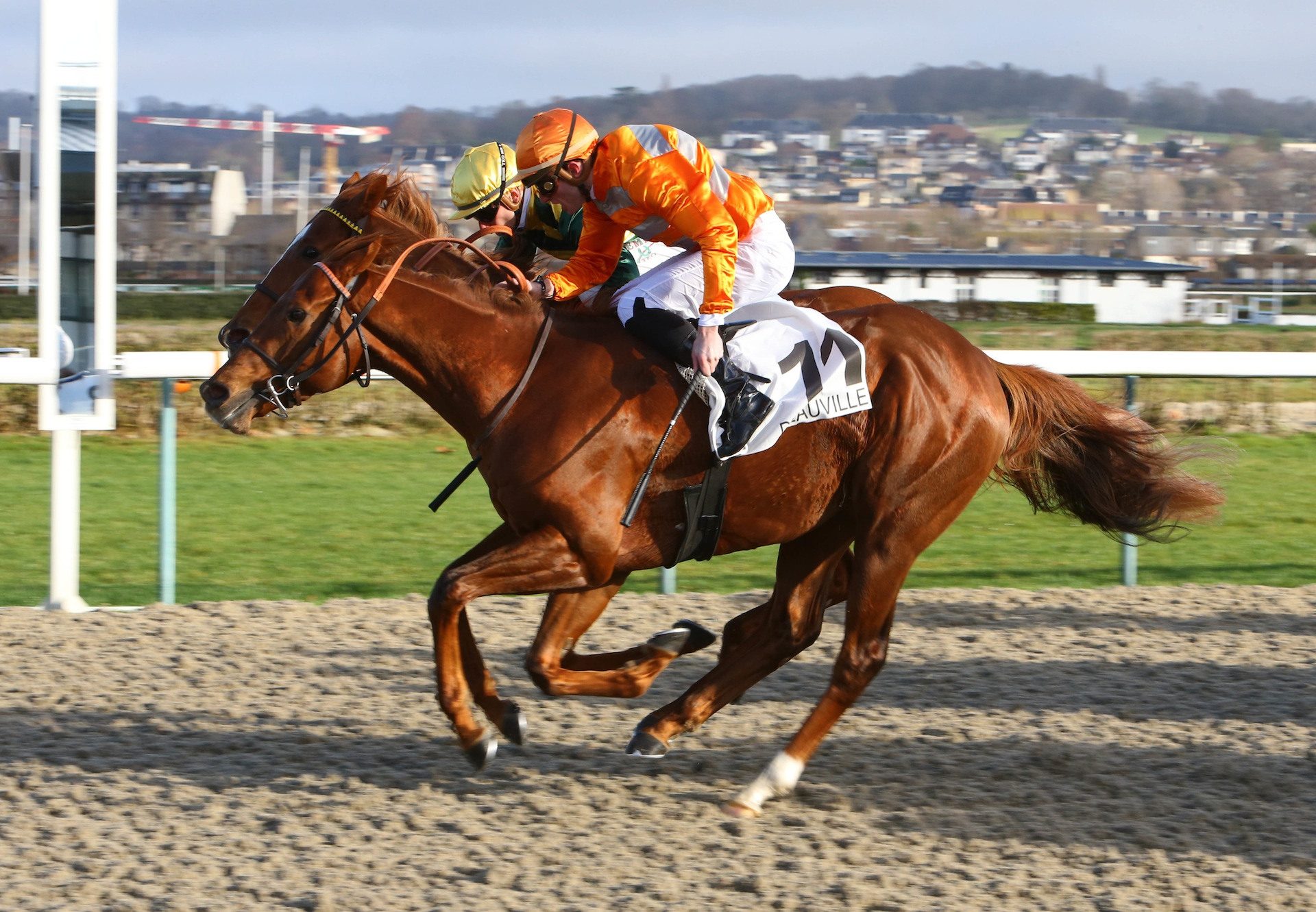 Marianafoot (Footstepsinthesand) winning at Deauville