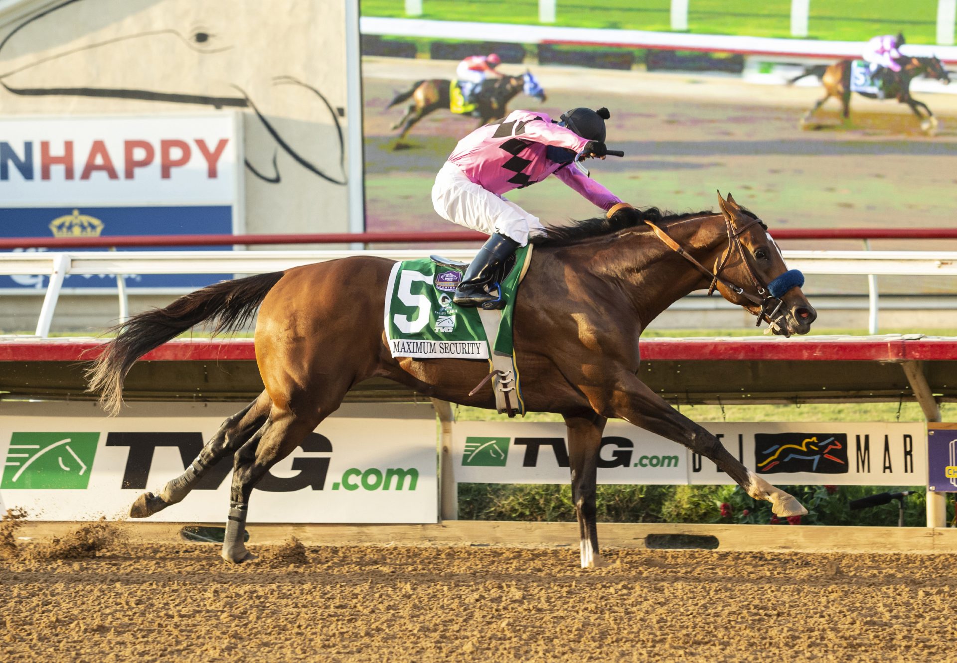 Maximum Security Wins Gr.1 Pacific Classic at Del Mar