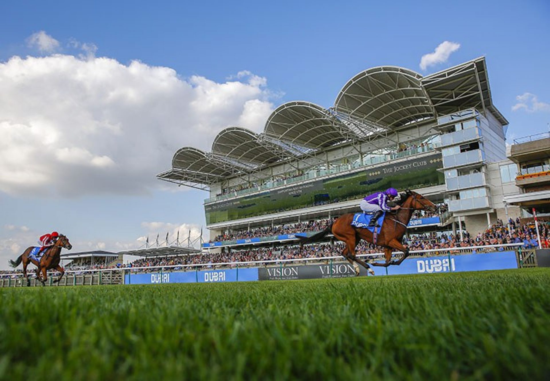 Minding (Galileo) winning the G1 Fillies Mile at Newmarket