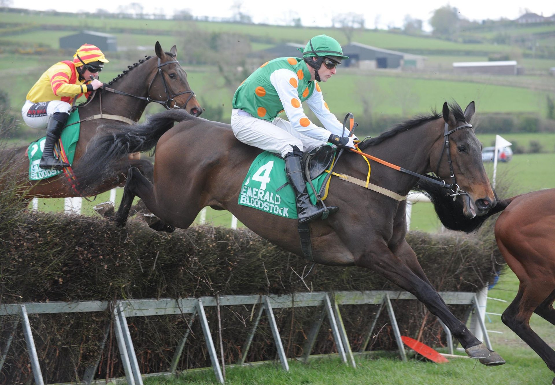 Mossy Fen (Milan) winning at Loughbrickland