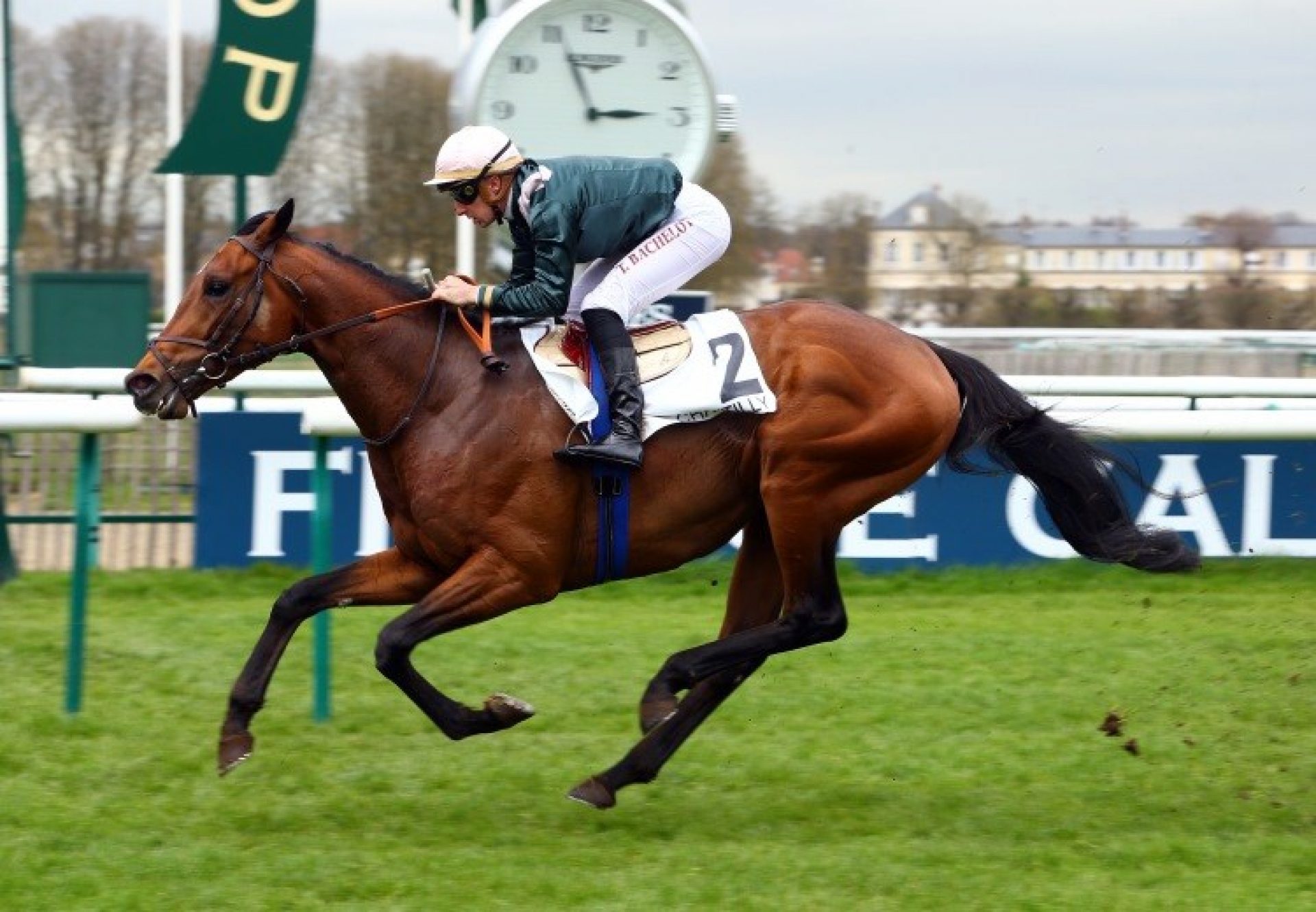 Naturally High (Camelot) winning the Prix du Pont du Roi at Chantilly