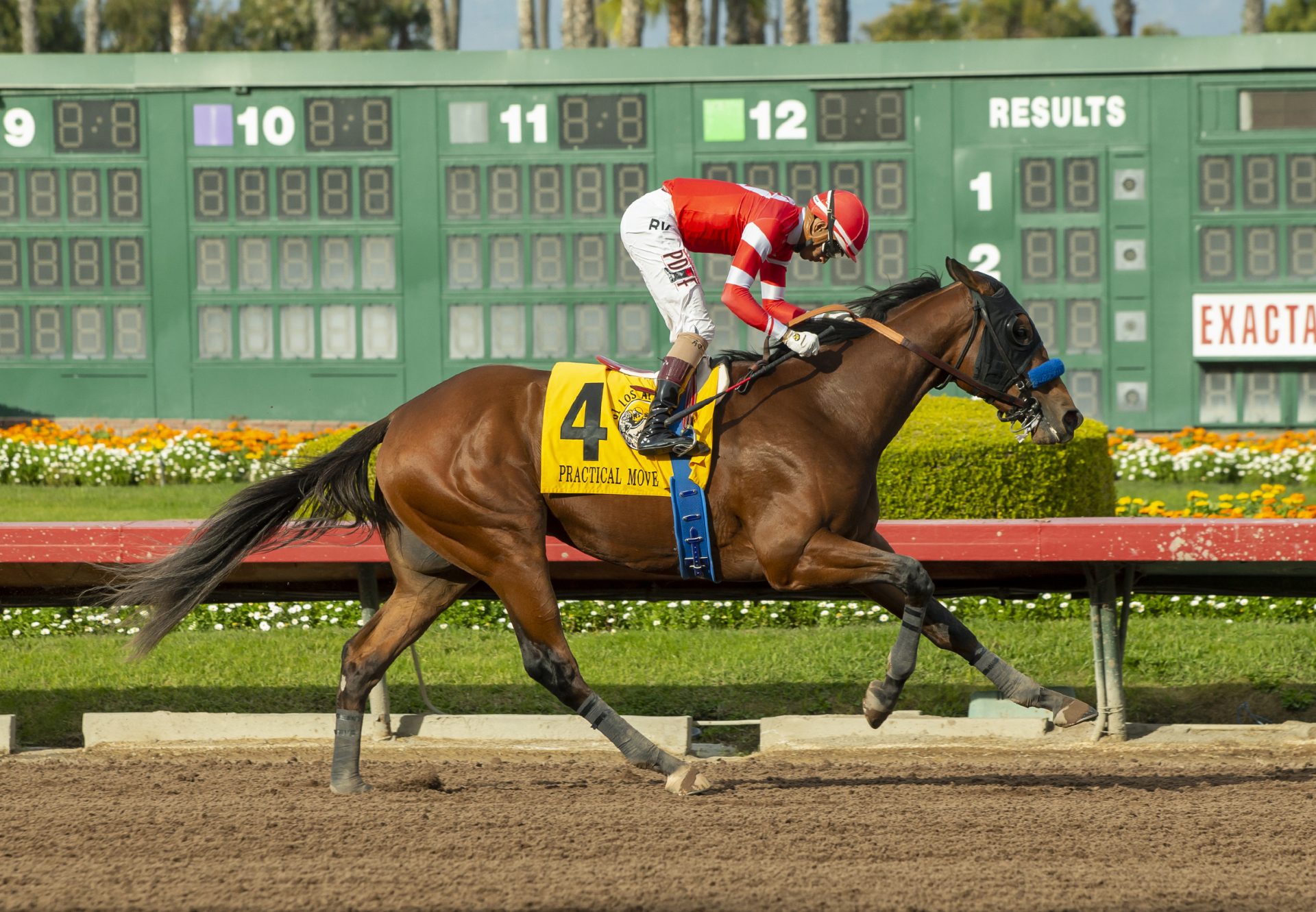 Practical Move (Practical Joke) Wins Gr.2 Los Alamitos Futurity