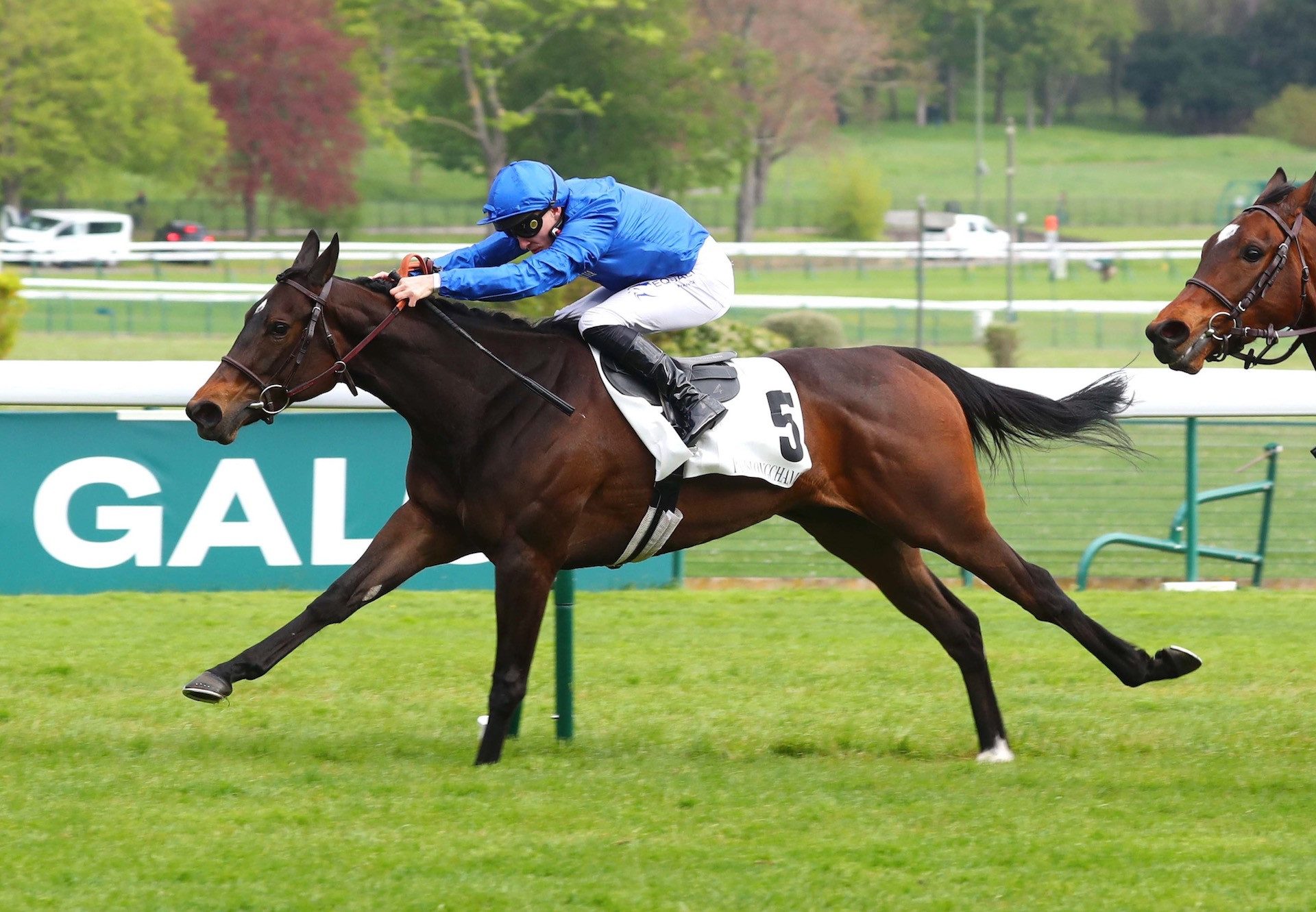 Quickstep (Wootton Bassett) wins the Prix du Louvre at Longchamp