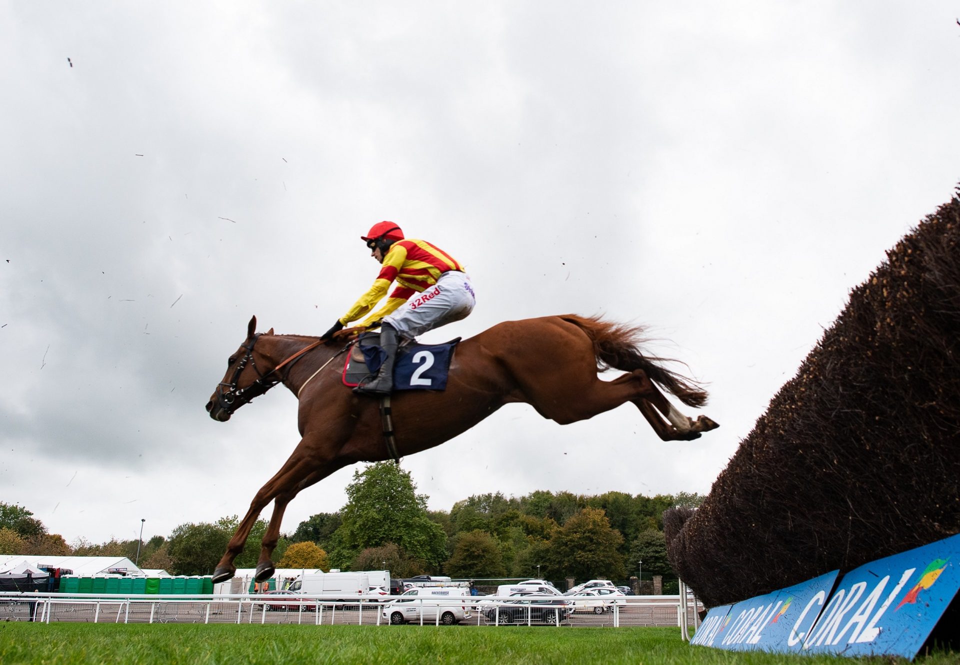 Jarveys Plate (Getaway) winning the Listed Novices’ Chase at Chepstow