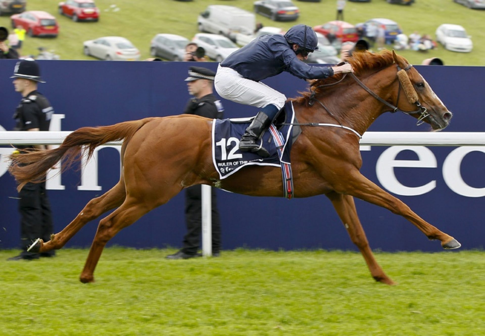 Ruler Of The World winning the Epsom Derby