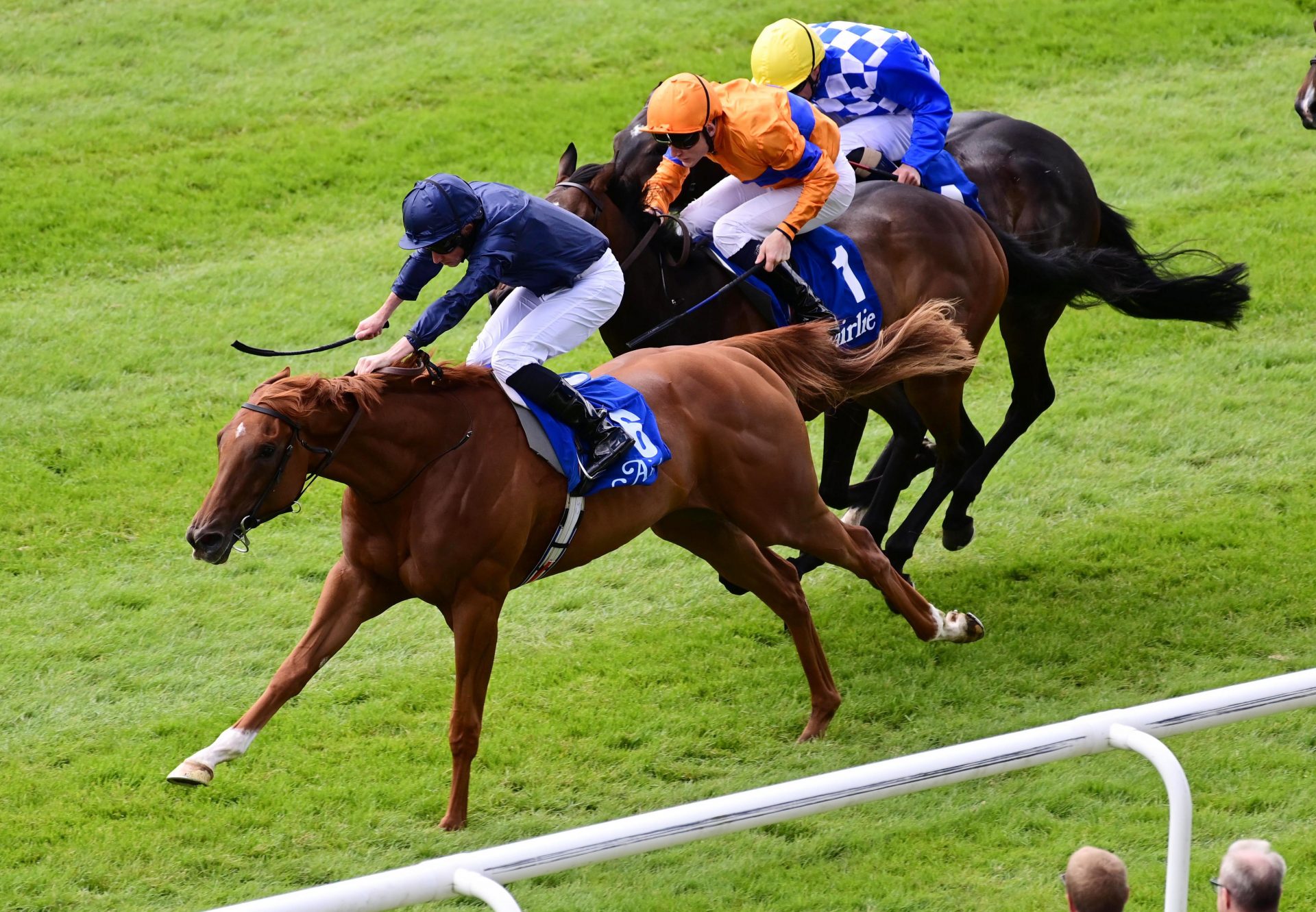 Statuette (Justify) winning the Gr.2 Airlie Stud Stakes at the Curragh