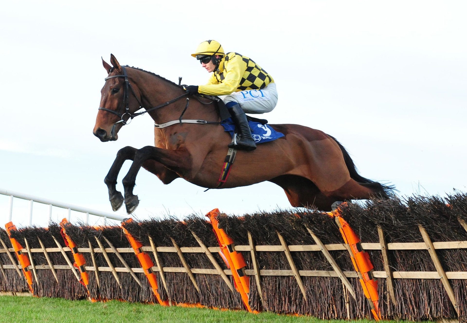 The Big Getaway (Getaway) winning his maiden hurdle at Naas