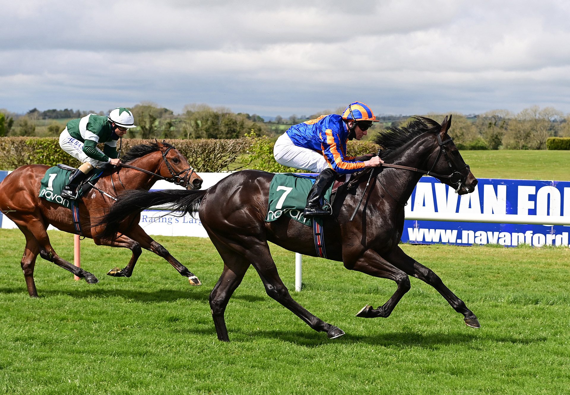 The Entertainer (Caravaggio) winning at Navan