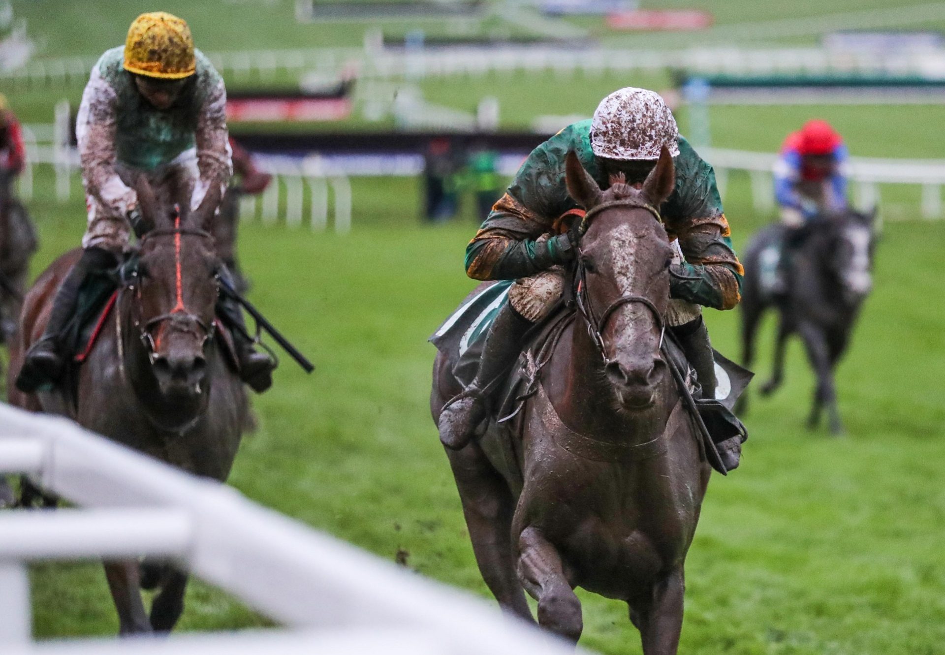 Time Flies By (Getaway) winning a bumper at Cheltenham