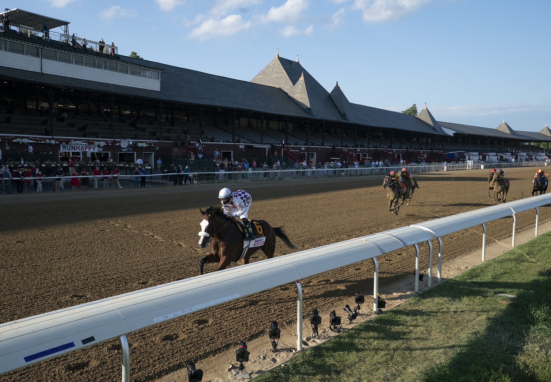 Tiz The Law Wins Gr.1 Travers at Saratoga