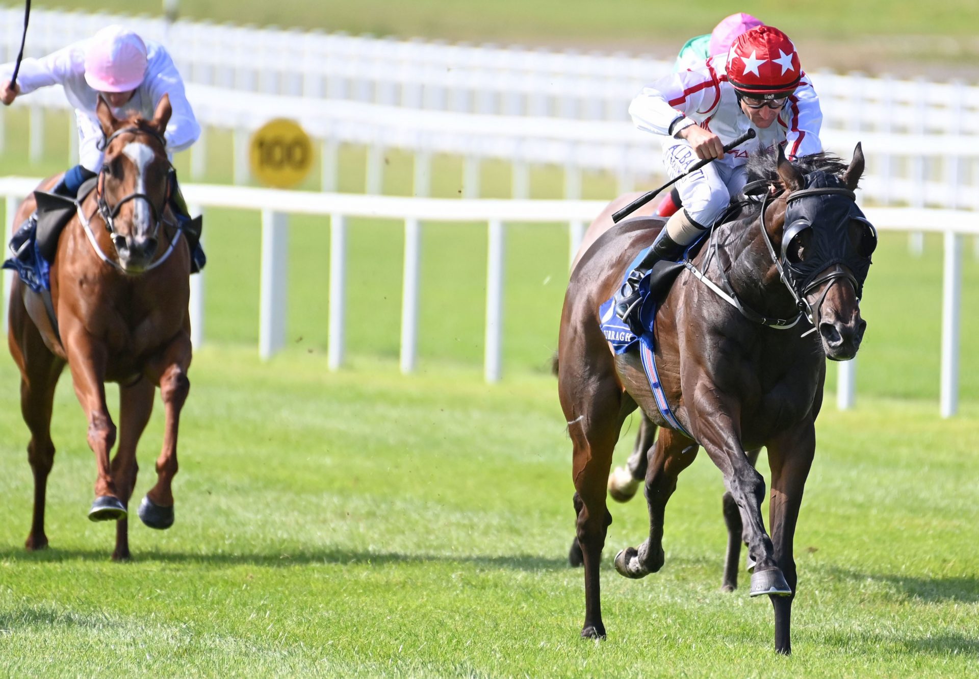 Viareggio (Caravaggio) winning the Gr.3 Snow Fairy Fillies Stakes at the Curragh