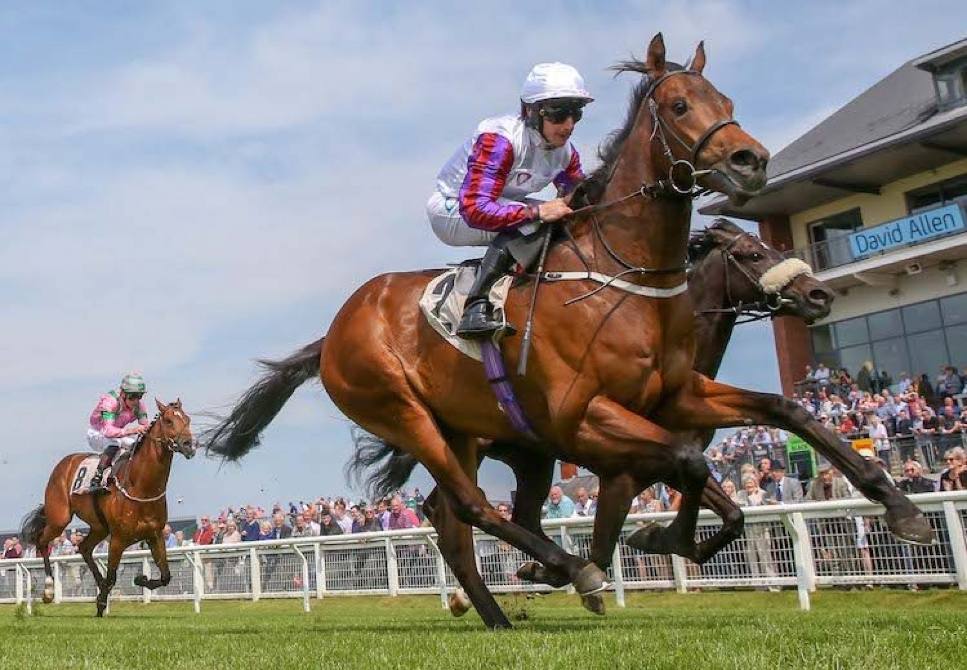 Cosmic Law (No Nay Never) winning a novice stakes at Carlisle