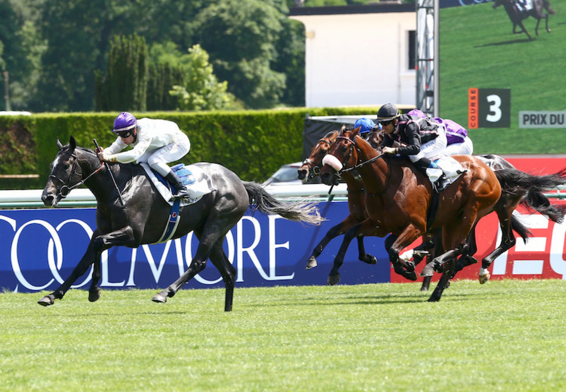 Neufbosc (Fastnet Rock) winning the G3 Prix du Lys at Longchamp