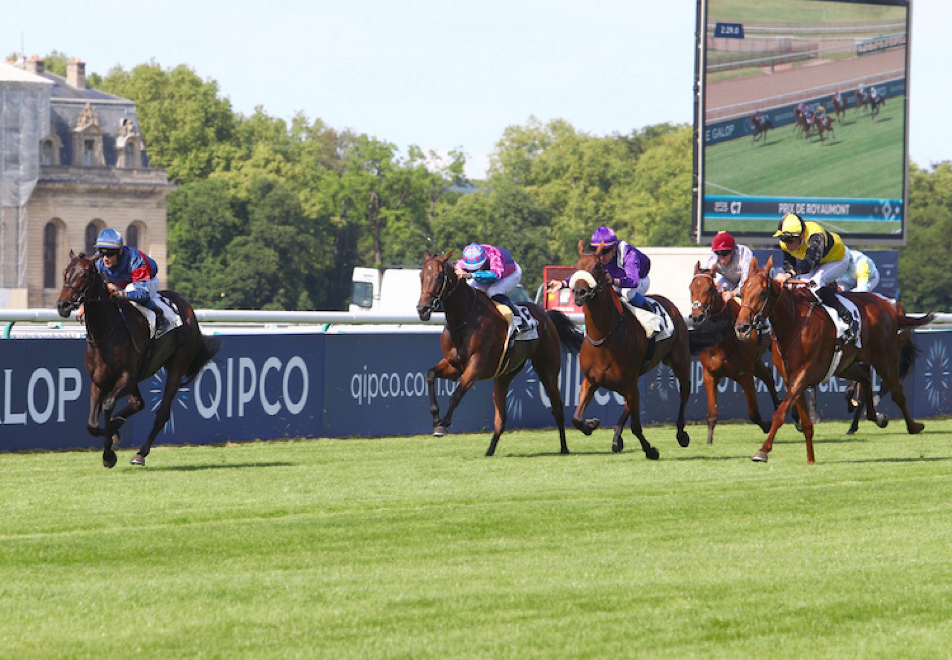 Pollara (Camelot) winning the G3 Prix de Royaumont at Chantilly