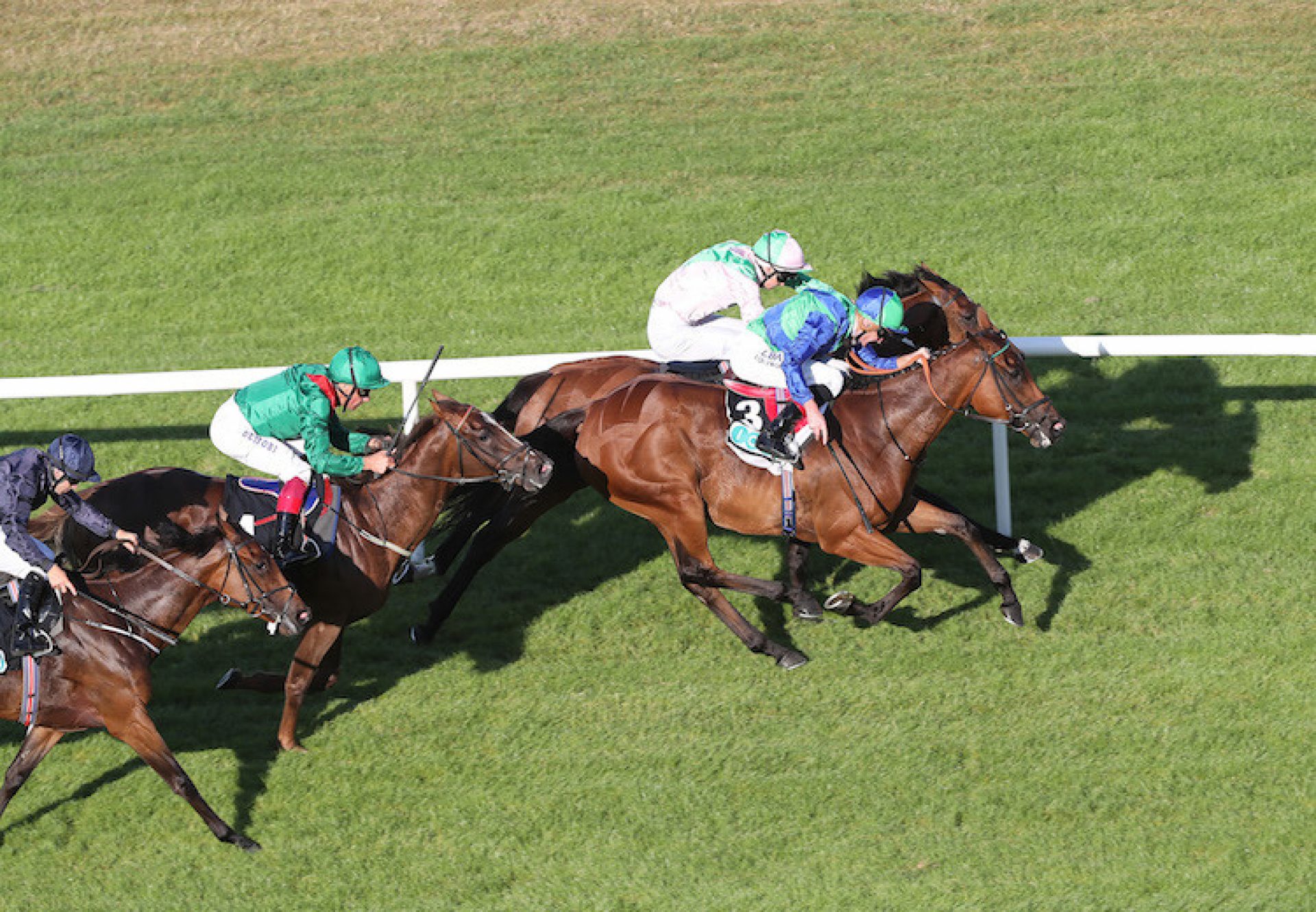 Turret Rocks (Fastnet Rock) winning the G3 Meld Stakes at Leopardstown