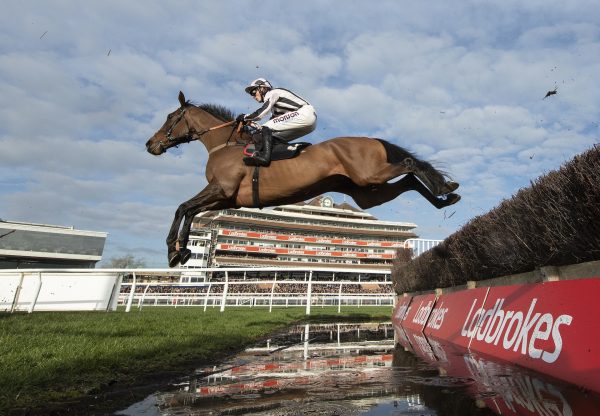 Danny Whizzbang (Getaway) wins the Grade 2 John Francome Novices’ Chase at Newbury