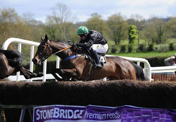 Getabird (Getaway) winning his point-to-point at Largy