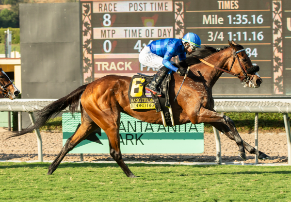 Hang The Moon Uncle Mo Wins Gr 2 Rodeo Drive