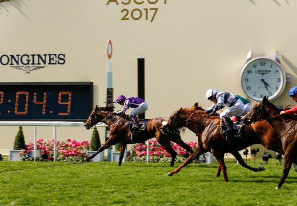 Highland Reel winning the G1 Prince Of Wales's Stakes at Royal Ascot