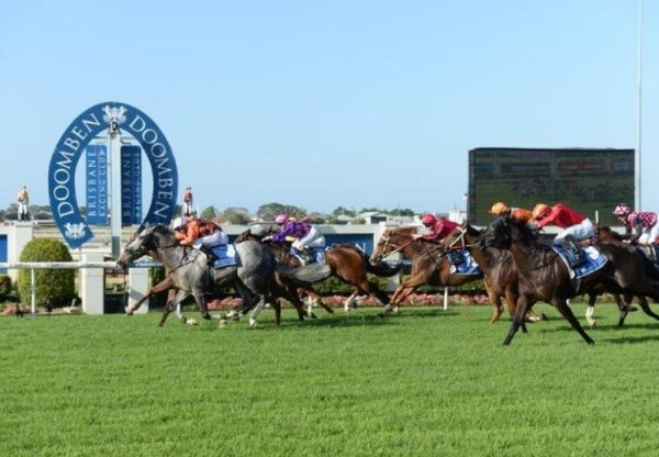 Time To Plunder (Holy Roman Emperor) winning Listed BRC Keith Noud Handicap at Doomben